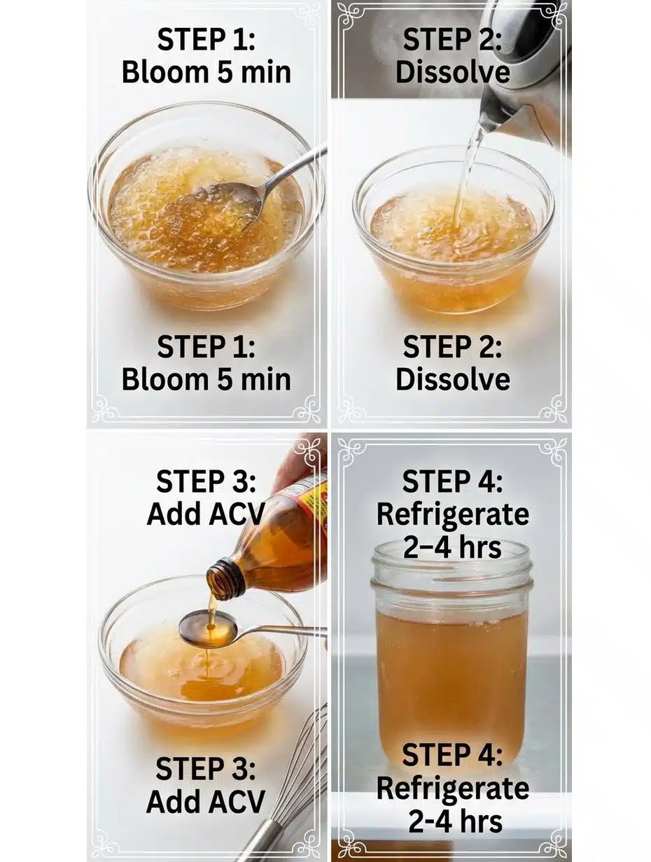 Step-by-step guide to the Gelatin Trick recipe